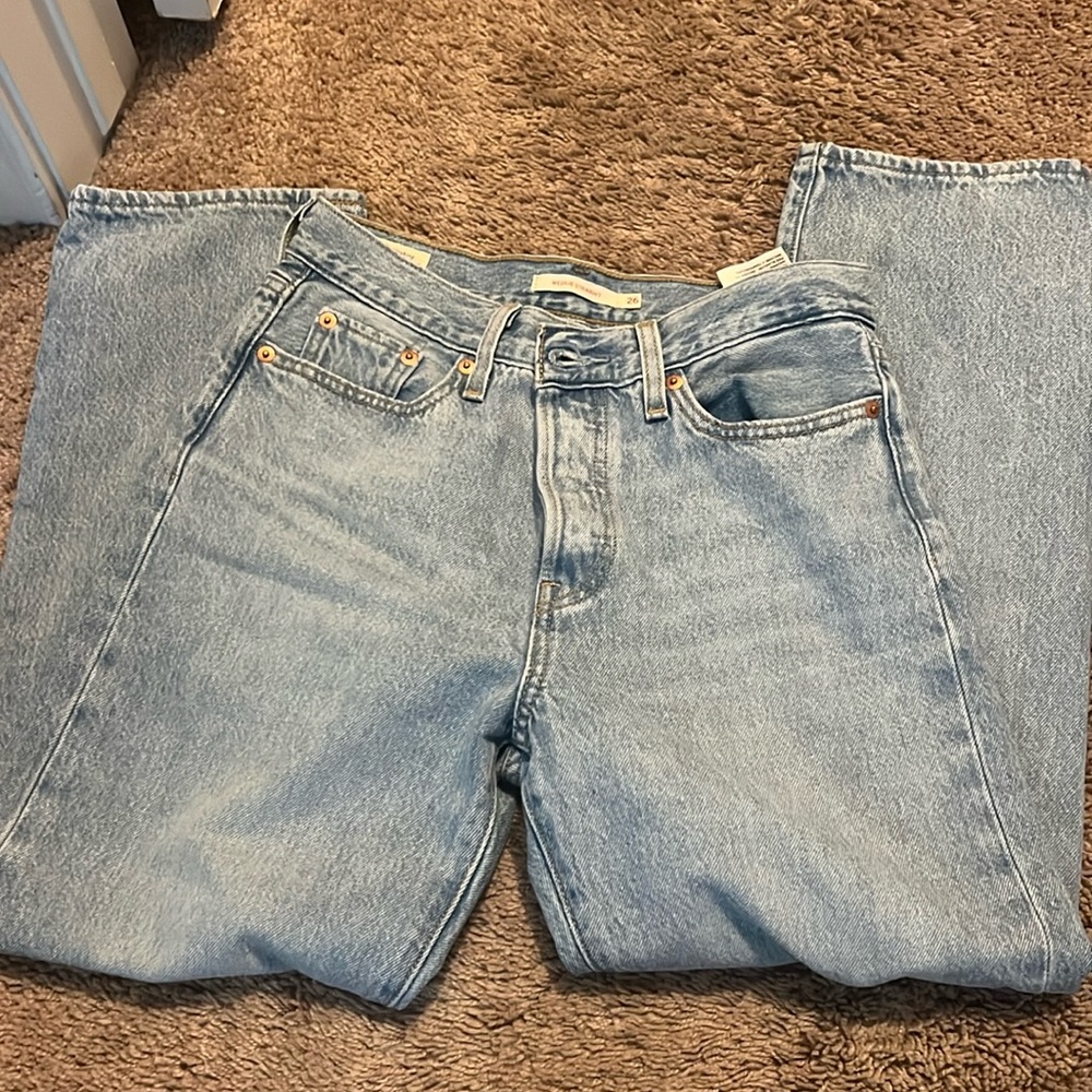 Levi’s premium wedgie straight jeans